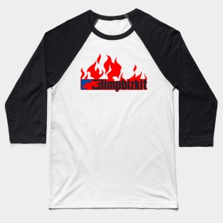 Limp Bizkit Fire Baseball T-Shirt